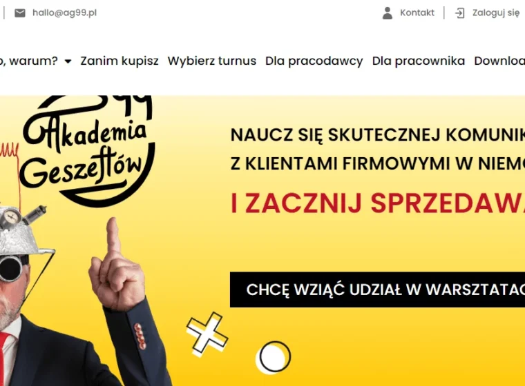 Akademia Geszeftów 99 website