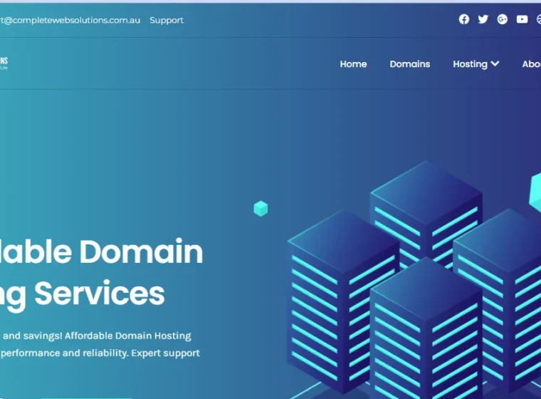 Complete Web Solutions website