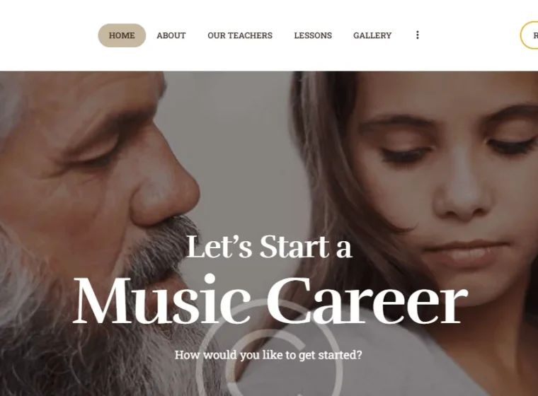 Devos Academy website