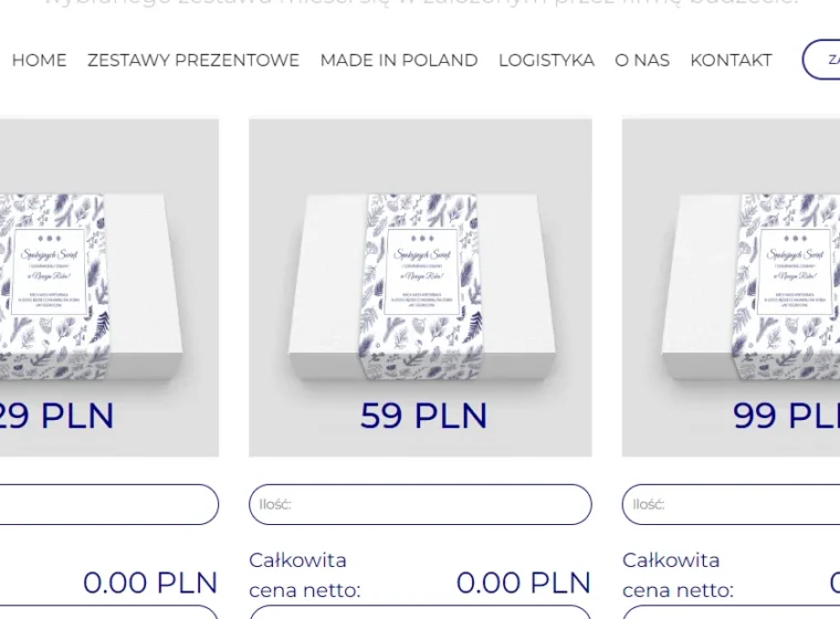 Dziekuje za biznes website