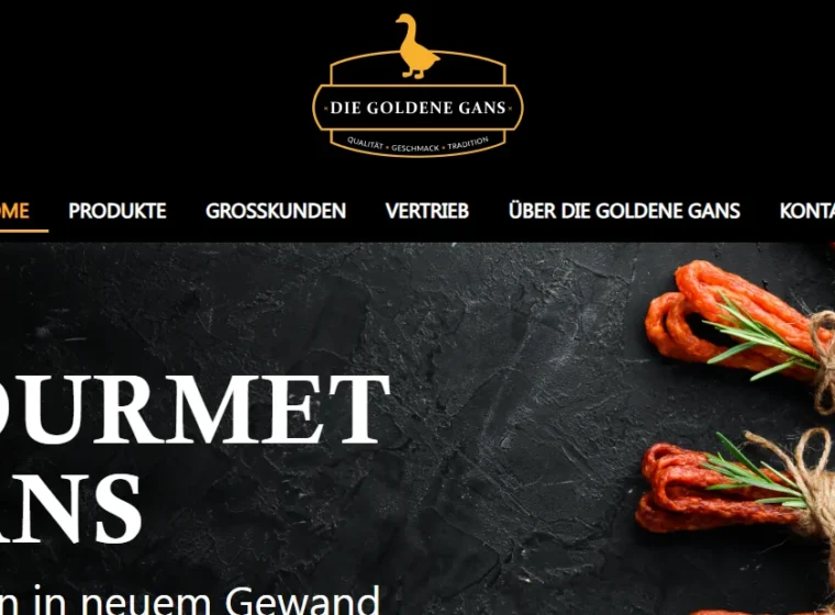 Gourmet Gans website