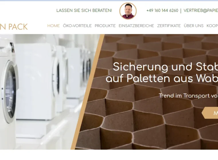 Papierwabenplatte website