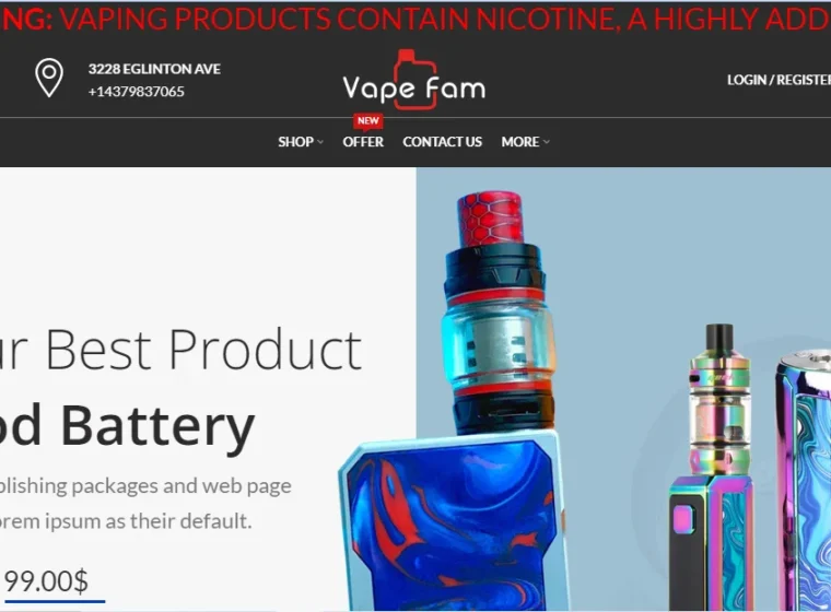 Vape Fan website